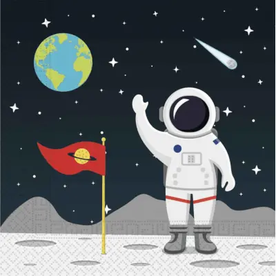 Servetter Rymden 20-pack