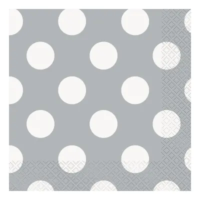 Servetter Silver Prickiga - 16-pack