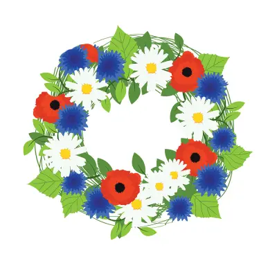 Servetter Sommarkrans - 20-pack