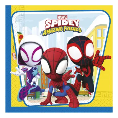 Servetter Spidey&Hans Fantastiska Vänner - 20-pack