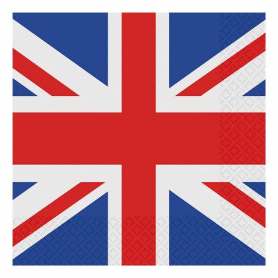Servetter Storbritannien - 16-pack