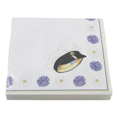 Servetter Student Blåklint & Prästkrage - 20-pack