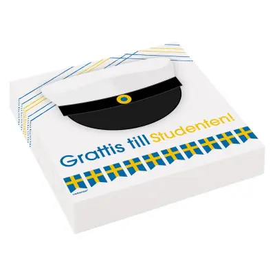 Servetter studenten 20-pack