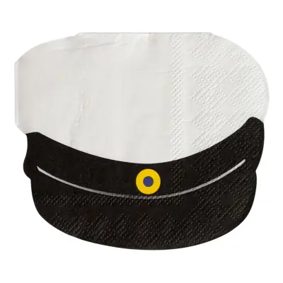 Servetter Studentmössa Stansade - 16-pack