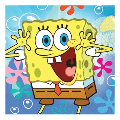 Servetter SvampBob Fyrkant - 20-pack