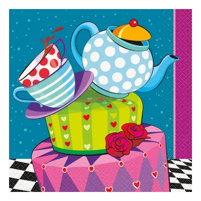 Servetter Tea Party - 16-pack