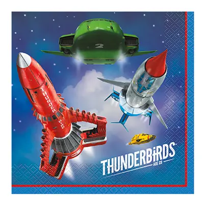 Servetter Thunderbirds - 16-pack