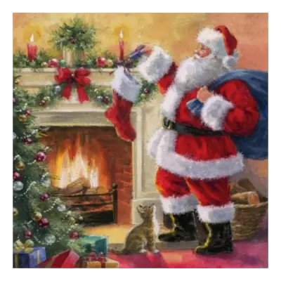 Servetter Tomte-Julstrumpa - 20-pack