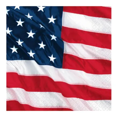 Servetter USA-flagga - 16-pack