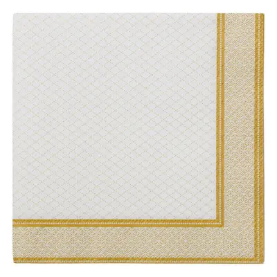 Servetter Vintage Guld/Vit - 20-pack