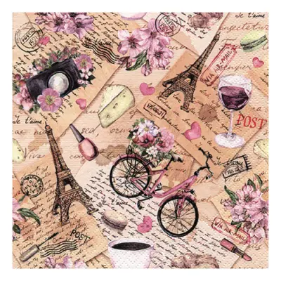 Servetter Voyage A Paris - 20-pack