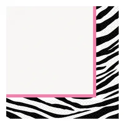 Servetter Zebra - 16-pack