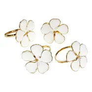 Servettringar Blomma - 4-pack