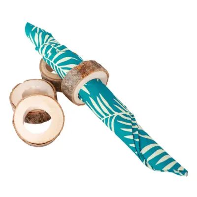 Servettringar i Trä - 8-pack