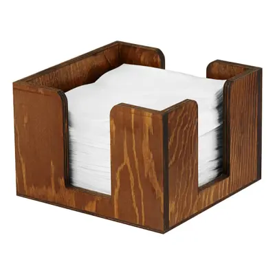 Servettställ i Trä