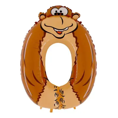 Sifferballong Djur - Siffra 0