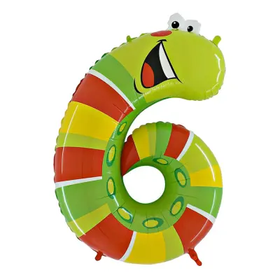 Sifferballong Djur - Siffra 6