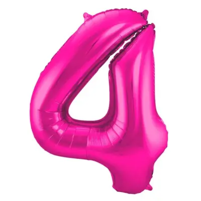 Sifferballong Jumbo Magenta 86 cm