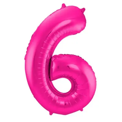 Sifferballong Jumbo Magenta 86 cm
