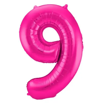 Sifferballong Jumbo Magenta 86 cm