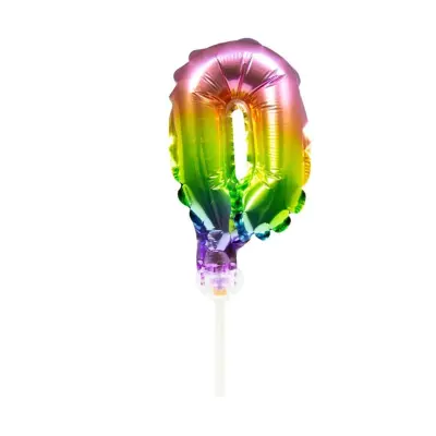 Sifferballong Mini Tårtdekoration 13 cm