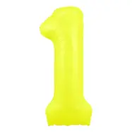 Sifferballong Neongul - Siffra 1