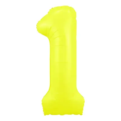 Sifferballong Neongul - Siffra 1