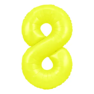 Sifferballong Neongul - Siffra 8
