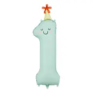 Sifferballong Partyhatt - Siffra 1