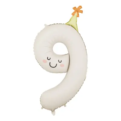 Sifferballong Partyhatt - Siffra 9