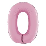 Sifferballong Pastellrosa - Siffra 0