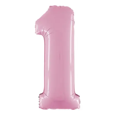 Sifferballong Pastellrosa - Siffra 1