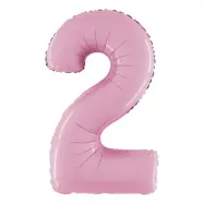 Sifferballong Pastellrosa - Siffra 2