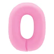 Sifferballong Sakura Pink - Siffra 0