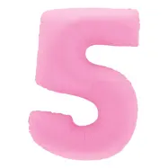 Sifferballong Sakura Pink - Siffra 5