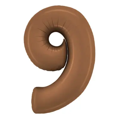 Sifferballong Satin Chocolate - Siffra 9