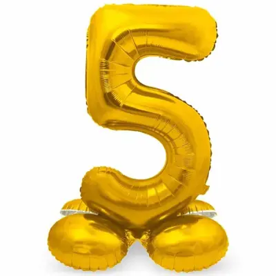 Sifferballong Stående Guld 72 cm