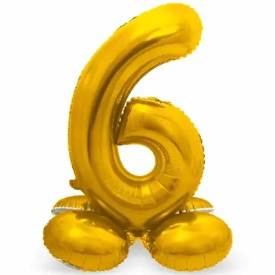 Sifferballong Stående Guld 72 cm