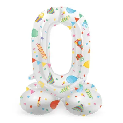 Sifferballong Stående Joyful Party 72 cm