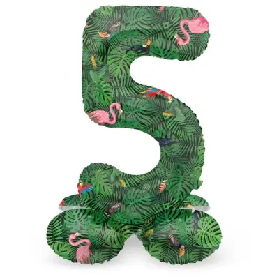 Sifferballong Stående Jungle Vibe 72 cm
