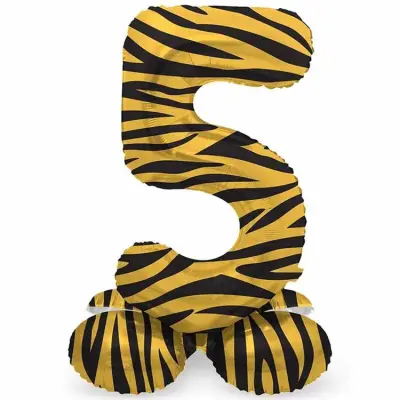 Sifferballong stående Tiger Chic 41 cm