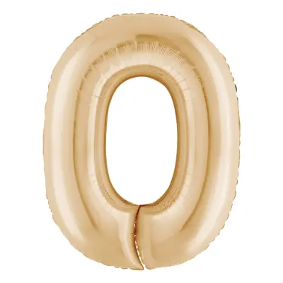 Sifferballong White Gold - Siffra 0
