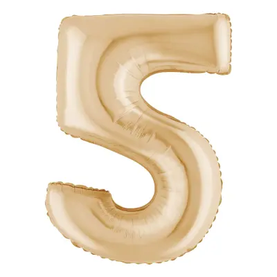 Sifferballong White Gold - Siffra 5
