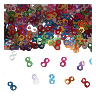 Sifferkonfetti - Siffra 8