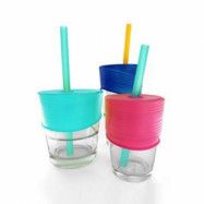 Silikids Universallock och Sugrör 3-pack