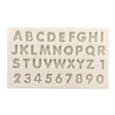 Silikonform Bokstäver