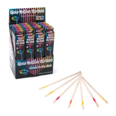 Självlysande Sugrör Flerfärgad