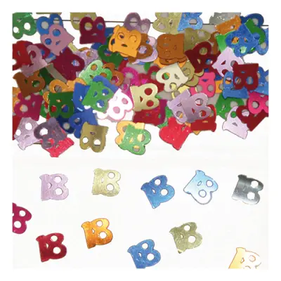 Konfetti Siffra 18 Flerfärgad