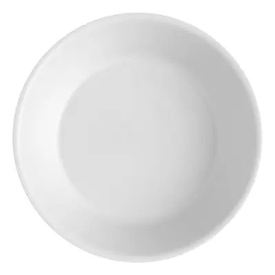 Skål Plast Vit - 6-pack