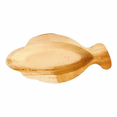 Skålar av Palmblad Fisk - 25-pack